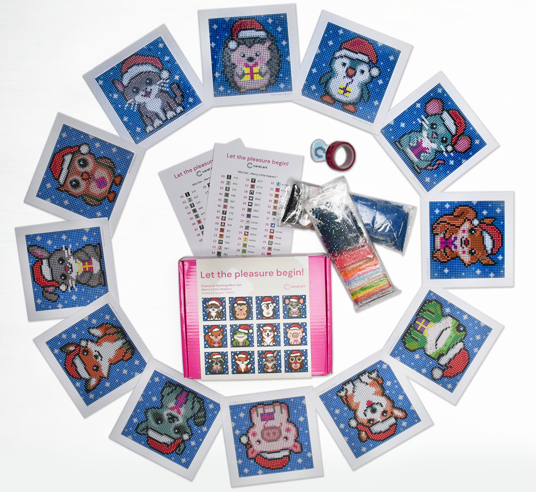 Diamond Painting - cearat.com Design - Mini Set Merry Little Helpers
