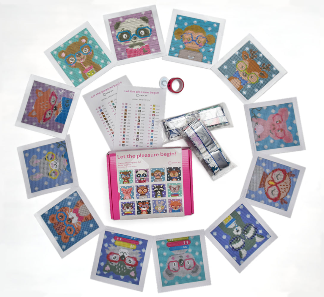 Diamond Painting - cearat.com Design - Mini Set Nerdy but Cute