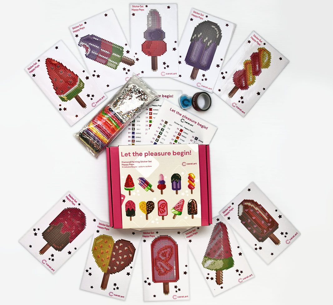 Diamond Painting - cearat.com Design - Sticker Set Happy Pops