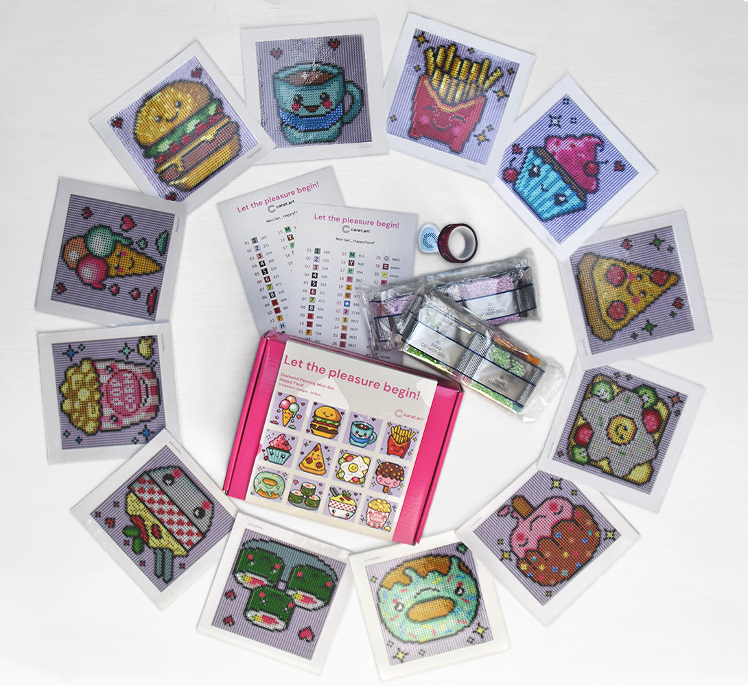 Diamond Painting - cearat.com Design - Mini Set Happy Food