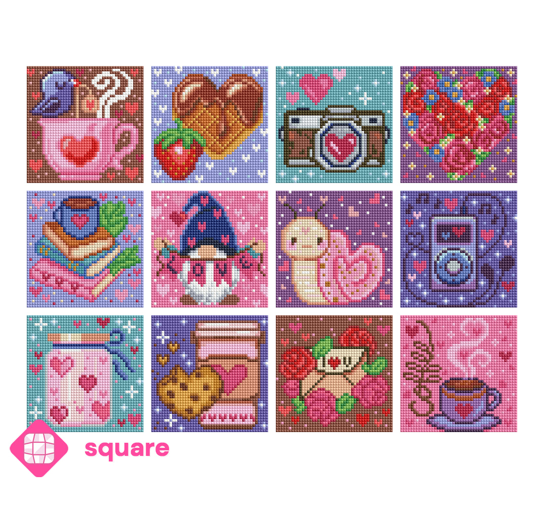 Diamond Painting - cearat.com Design - Mini Set Love is in the air