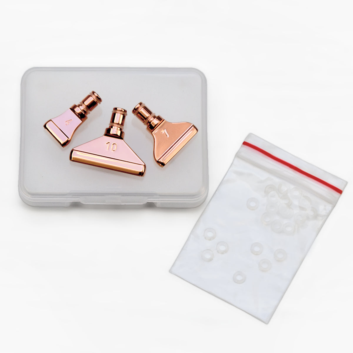 Set de 3 embouts métalliques pour les crayons Diamond Painting - Rosé