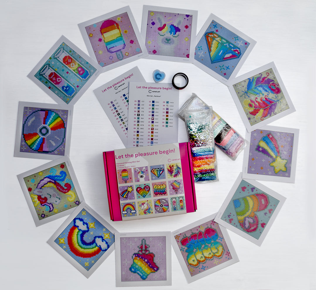 Diamond Painting - cearat.com Design - Mini Set Rainbow