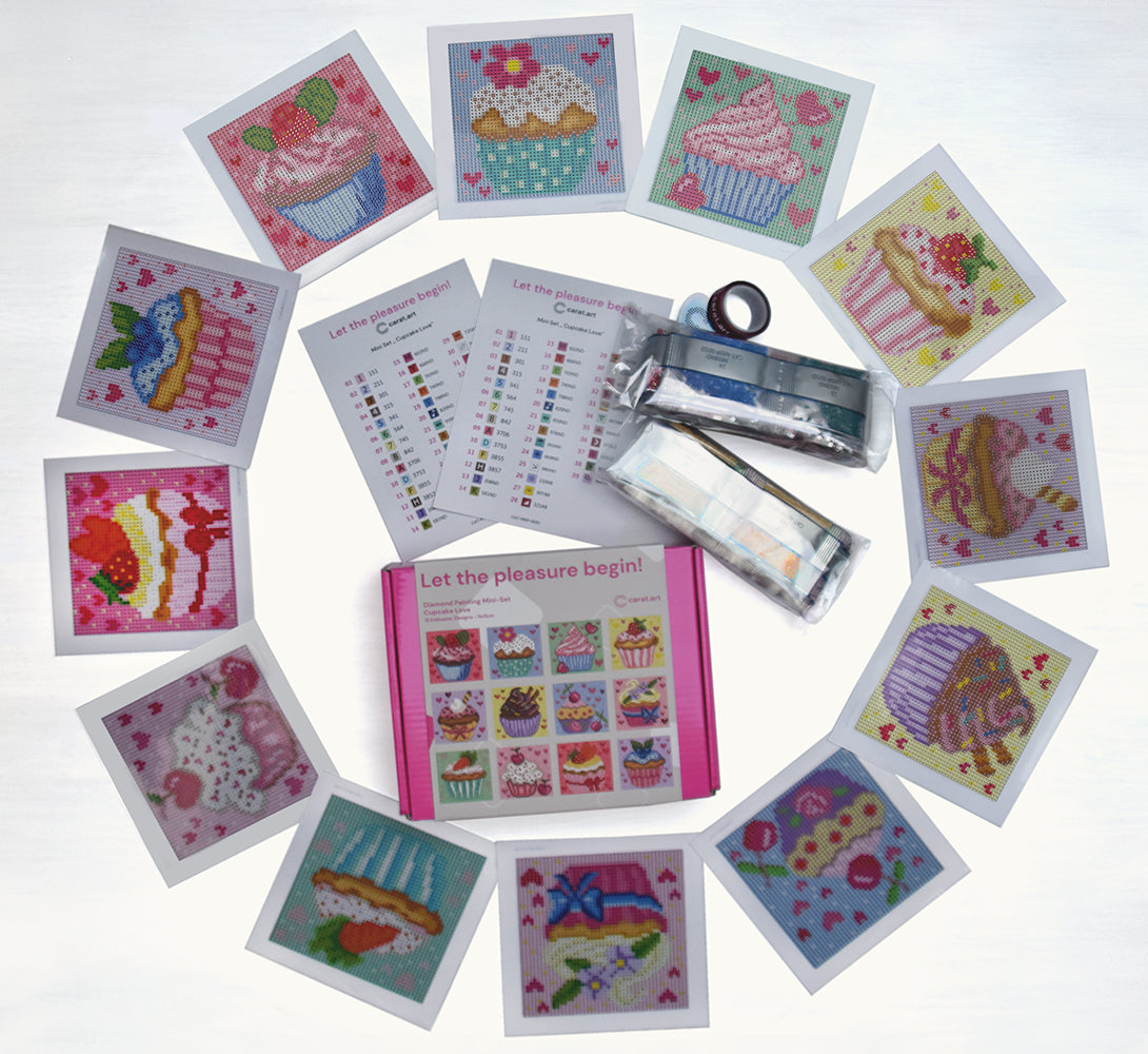 Diamond Painting - cearat.com Design - Mini Set Cupcake Love