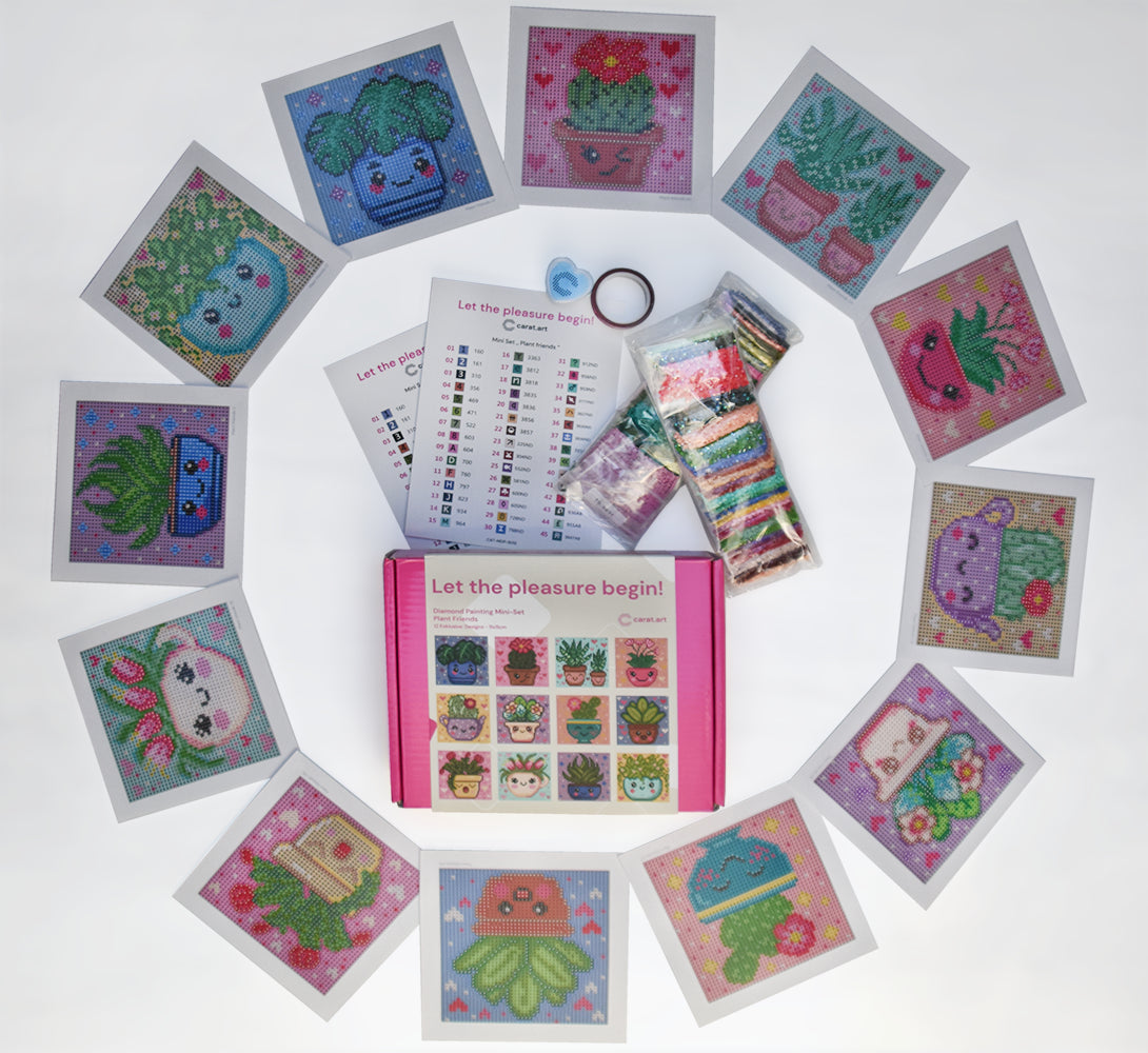 Diamond Painting - cearat.com Design - Mini Set Plant friends