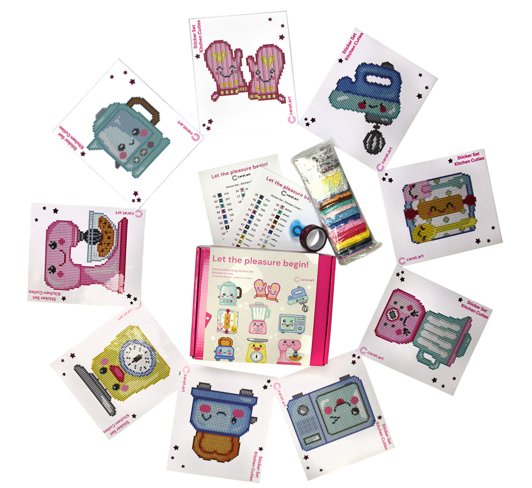 Diamond Painting - cearat.com Design - Sticker Set Kitchen Cuties