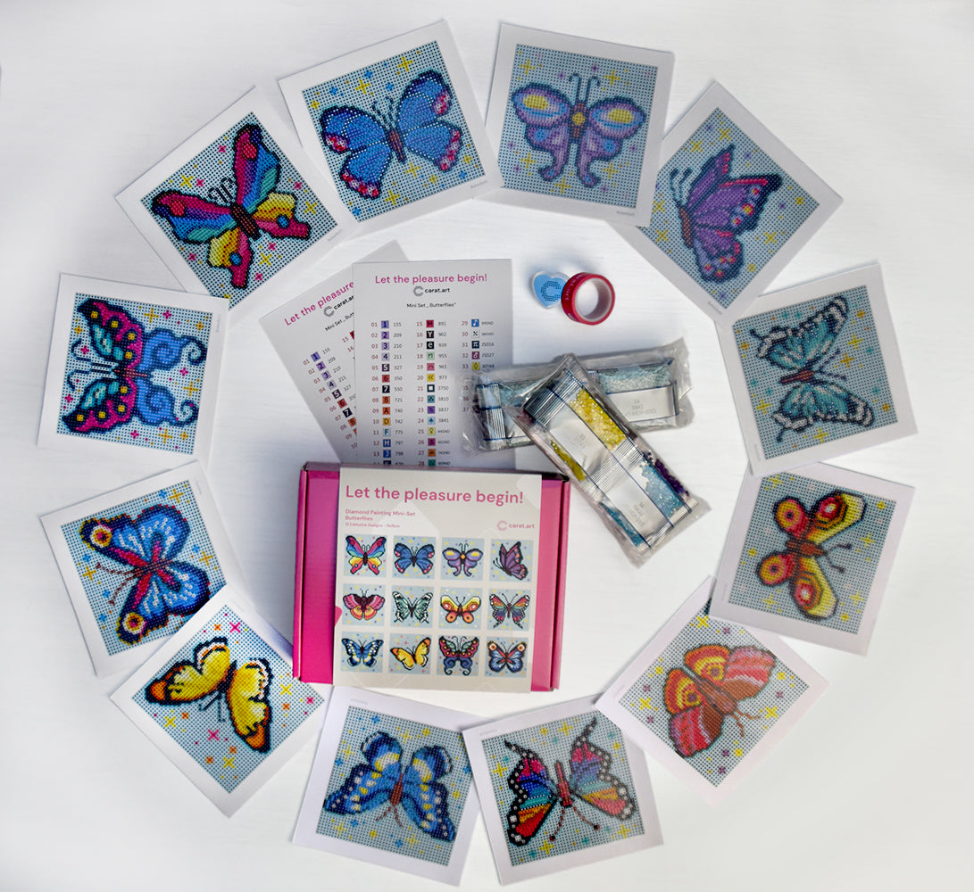 Diamond Painting - cearat.com Design - Mini Set Butterflies