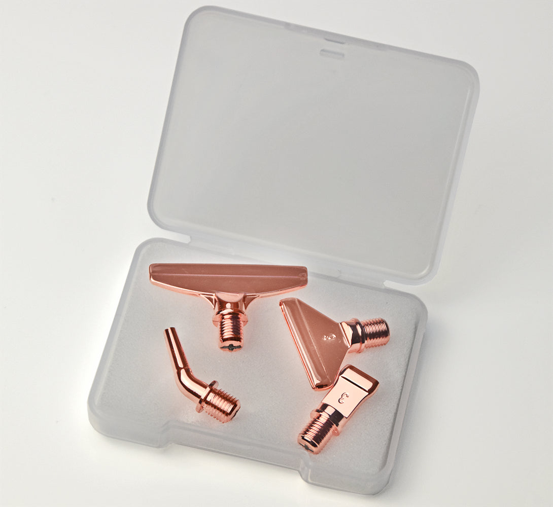 4er Set Metall-Aufsätze für Diamond Painting Stifte zum Schrauben – Rosé