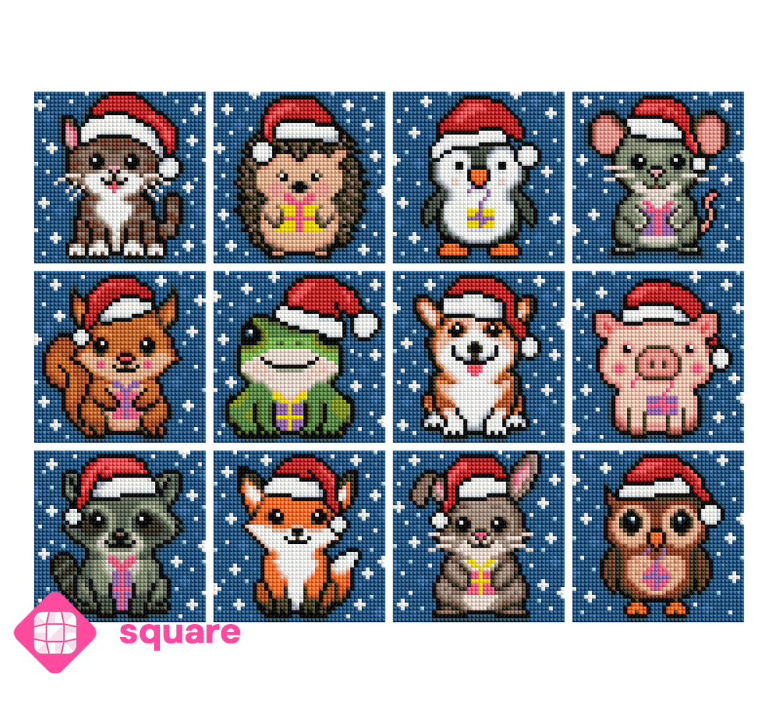 Diamond Painting - cearat.com Design - Mini Set Merry Little Helpers