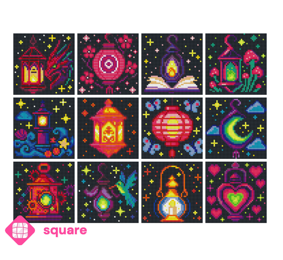 Diamond Painting - cearat.com Design - Mini Set Magic in the Dark