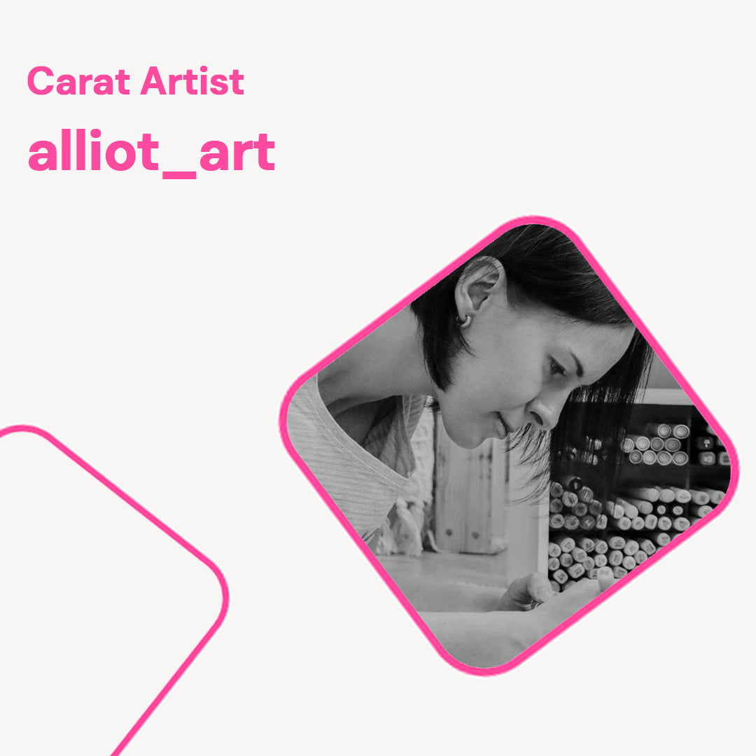cearat.comist alliot_art Portrait der Künstlerin  